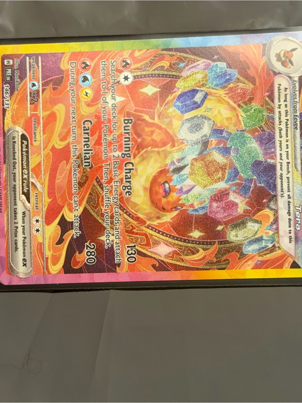 Pokémon TCG Fabled Reborn Cramorant VMAX Full Art Card - Multicolor
